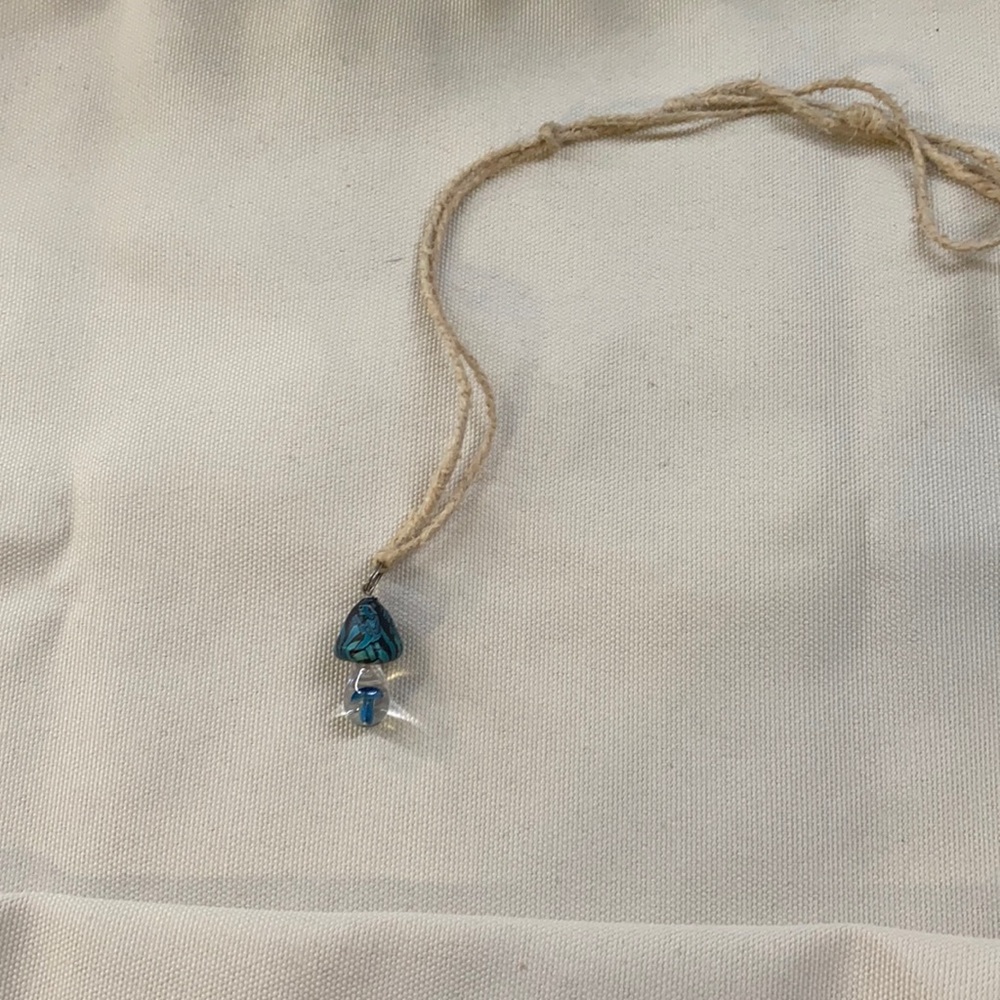 mushroom necklace